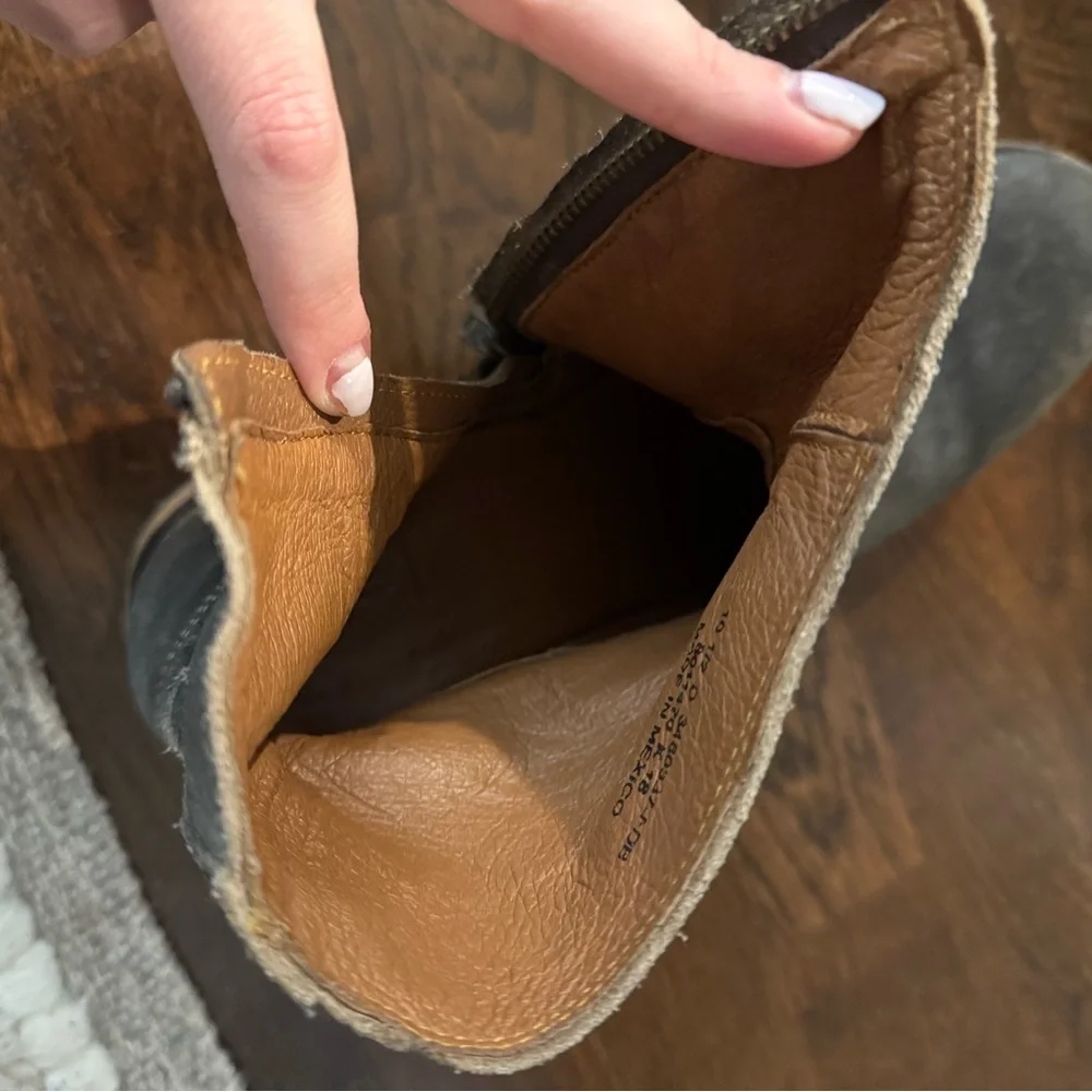 Men's Frye Gray/Green Boots